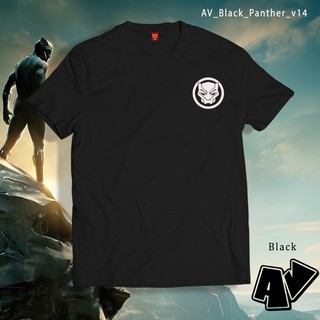 เสื้อสีขาว - AV merch เสือดําเสื้อ Wakanda เสื้อมาร์เวลการ์ตูน Vibranium Tshirt v14 สําหรับผู้หญิงแ