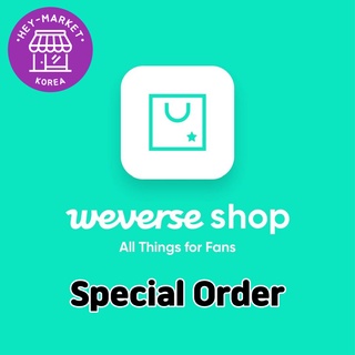 [WEVERSE Shop] HEY market สั่งทําพิเศษ / BTS / TXT (Tomorrow X Together) / Seventeen / ENHYPEN / BLACKPINK / TREASURE / Le Sserafim / fromis9