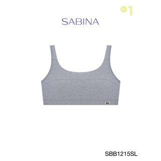 Sabina เสื้อชั้นใน Invisible Wire (ไม่มีโครง) รุ่น Sbn Sport รหัส SBB1215SL สีเทาอ่อน