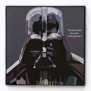 Darth Vader #2 ดาร์ธเวเดอร์ Star Wars สตาร์วอร์ส รูปภาพ​ติด​ผนัง​ pop art แต่งบ้าน ของขวัญ กรอบรูป​ โปสเตอร์