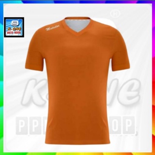 เสื้อกีฬาสีพื้นคอวี มาทาดอ สีส้ม #101🧡เสื้ออกกำลังกาย ลำลอง ผ้านิ่มใส่สบายราคาส่ง