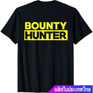 Bounty Hunterเสื้อยืดแขนสั้น Bounty Hunter T-Shirt For Fugitive Recovery Agents LEO Bounty Hunter Round neck T-shirt