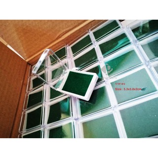 ตลับใส่พระ กล่องใส่พระ ภายในบุกำมะหยี่ มีสีแดง น้ำเงิน และ เขียว ราคาส่ง size 5.3x3.8x2 cm (RP04)