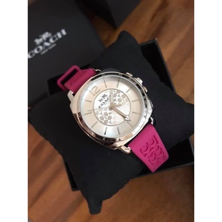 COACH BOYFRIEND SMALL RUBBER STRAP WATCH หน้าปัด 34MM สายซิลิโคน มาพร้อมกล่องแบรนด์