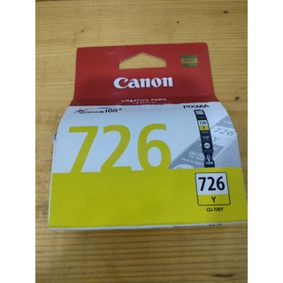 ตลับหมึกอิงค์เจ็ท Inkjet Cartridge แคนนอน CLI-726Y สีเหลือง