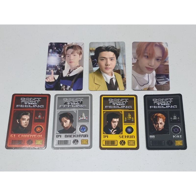 EXO Photocard Official Dont Fight The Feeling Expansion ver.