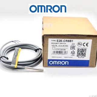 ของแท้!!! omron E2E-CR8B1 proximity switch 12-24VDC M4 PNP NO ของใหม่ ส่งทุกวัน