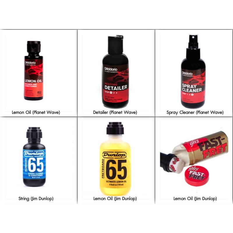 Jim Dunlop Lemon oil น้ำยาทำความสะอาด fret กีตาร์ เบส