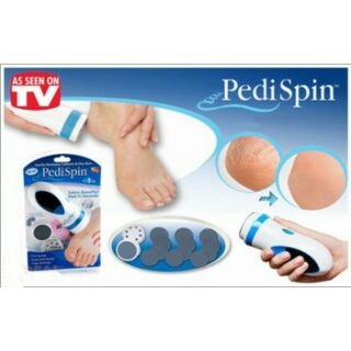 เครื่องขัดส้นเท้าไฟฟ้า Pedispin ขจัดส้นเท้าแตก เซลล์ผิวที่ตายแล้ว