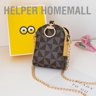 Helper Homemall กระเป๋าใส่เหรียญ กระเป๋าใส่โทรศัพท์มือถือ ขนาดเล็ก ลายการ์ตูนน่ารัก สีเหลือง สําหรับผู้หญิง