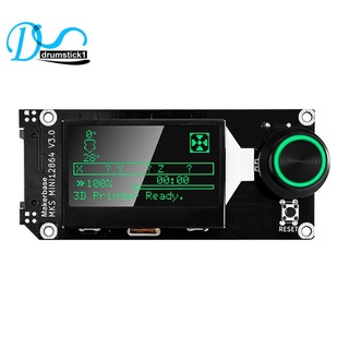 Mks หน้าจอแสดงผล LCD ด้านข้างการ์ด SD Mini12864 V3 สําหรับเครื่องพิมพ์ 3D MKS Robin Nano V2 3 GenL Mini 12864