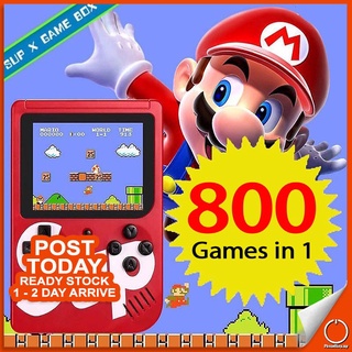 𝟴𝟬𝟬 𝗚𝗔𝗠𝗘𝗦 In 1 Portable Classic Handheld Gameboy Console TV Output Video Game Super Mario 400 Game Birthday Gift 怀旧游戏机