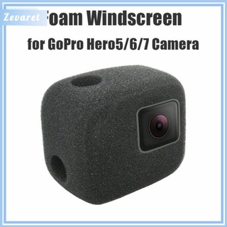 Zevaret เคสโฟมฟองน้ํา กันลม ลดเสียงรบกวน สําหรับกล้อง Gopro Hero7 6 5