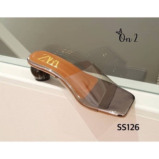 SS126 รองเท้าส้นกลม สวมใส่ก็ง่าย ใส่ได้ในชีวิตประจำวัน