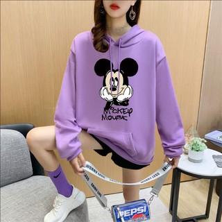 ถูกที่สุด   อินเทรนด์ที่สุด  Mickey ลายการ์ตูนใหม่  เสื้อฮู้ด  บวกกำมะหยี่   เสื้อกันหนาว  10สี  M~3XL