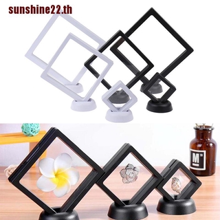 【sunshine22】กล่องเคส ทรงสี่เหลี่ยม 3D สําหรับใส่เครื่องประดับ เหรียญ