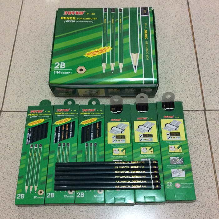 ดินสอ 2B / ดินสอ Joyko 2B / ดินสอ Joyko 2B / ดินสอ Joyko 1 แพ็ค / ดินสอ Joyko 2B 1 โหล