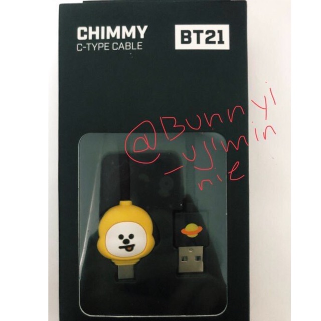 สายชาร์จ[bt21 type c ]ของแท้ BT21 official100%