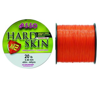 ASSO สายเอ็น - รุ่น HARD SKIN X12 สีส้ม