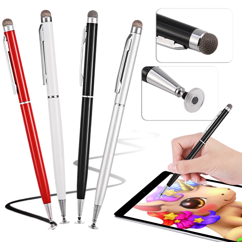 Free Shipping 2 In 1 Stylus Pen Tablet Drawing Writing Capacitive Pencil for iphone Android Touch Screen Mobile Stylus L