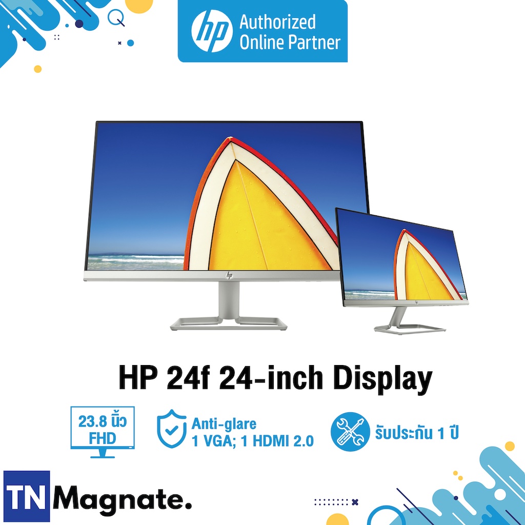 [จอมอนิเตอร์] HP 24f Monitor 23.8" IPS 60Hz - HP by TNM