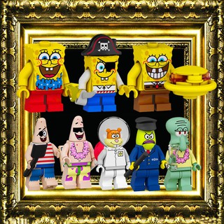 Squarepants Patrick Star บล็อคตัวต่อ ของเล่นสําหรับเด็ก ของขวัญวันเกิด