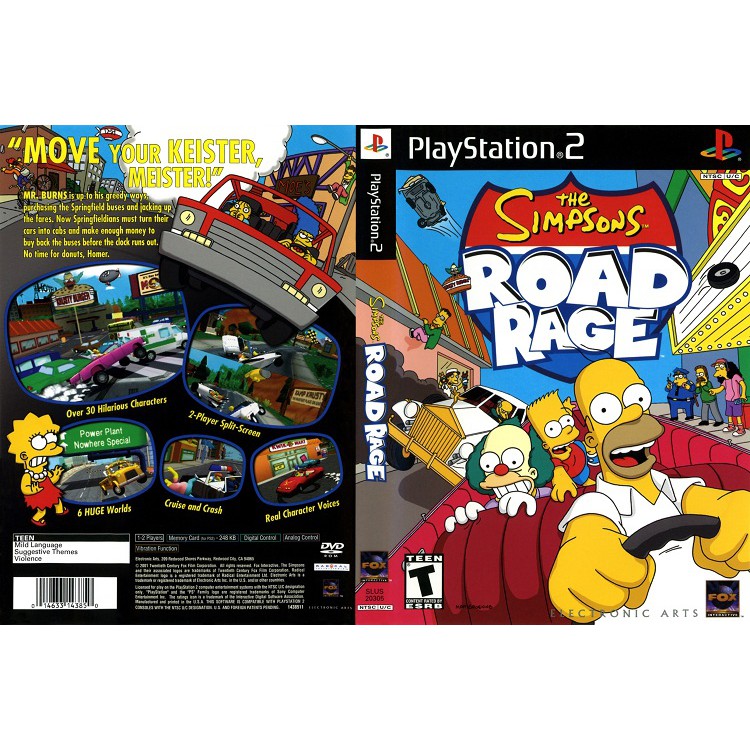 Los Simpsons Road Rage Ps2