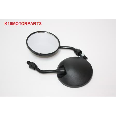 กระจกแต่ง กระจกขาสั้น กระจกมองทรง VICTOR เกลียว YAMAHA NO.9 # HMA # 1030-909-12ZBL