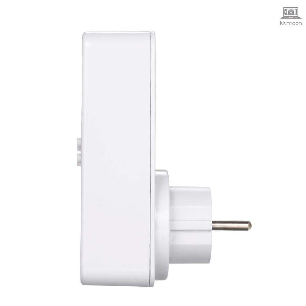 Digital Timer Switch Socket LCD Display Plug-in Programmable Time ...
