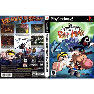 แผ่นเกมส์ PS2 The Grim Adventures of Billy &amp; Mandy   คุณภาพ ส่งไว (DVD)