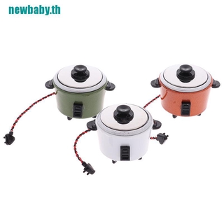 【NEWBABY】หม้อหุงข้าวจิ๋ว 1:12 อุปกรณ์เสริม สําหรับบ้านตุ๊กตา 1 ชิ้น