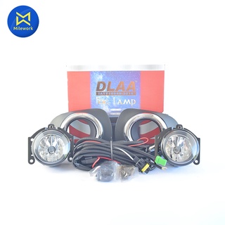 ไฟสปอร์ตไลท์กันชน PAJERO SPORT 2008-2010  (L/R)พร้อมเบ้า(ชุบ) DLAA MB-402