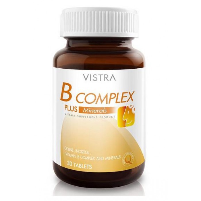 Vistra B Complex Plus Minerals 30tabs