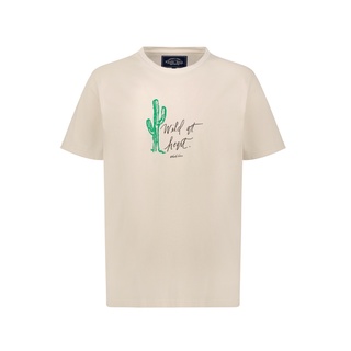 เสื้อยืดใหม่Khaki Bros. - คาคิบรอส - Round neck T-shirt - เสื้อยืดคอกลม - KM22K019 - LinenS-3XL