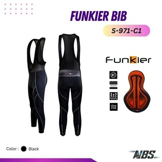 ชุดเอี๊ยมสำหรับปั่นจักรยาน Funkier Men Summer Long Bib ขายาว S971-C1