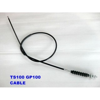 SUZUKI TS100 GP100 FRONT "BLACK" BRAKE CABLE (Y) "GRADE A" // สายเบรก TS100 สีดำ สินค้าคุณภาพดี ได้มาตรฐาน