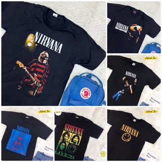 เสื้อวง nirvana พิมพ์หน้า หลัง