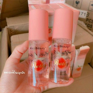 Kiss Beuty Make Up Fix Spray #น้ำแร่พีชๆ🍑🍑 เพิ่มความชุ่มชื่น ผิวอิ่มน้ำ เต่งตึง ต่อต้านอนุมูลอิสระใช้ได้ทุกสภาพผิว