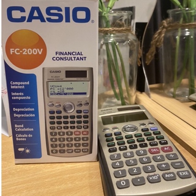 Casio FC 200V เครื่องคิดเลขทางการเงินมือสอง ของแท้
