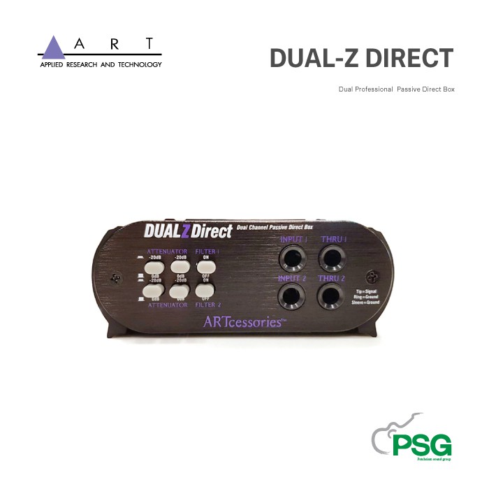 ART - Dual Z Direct Dual Channel Passive DI Box