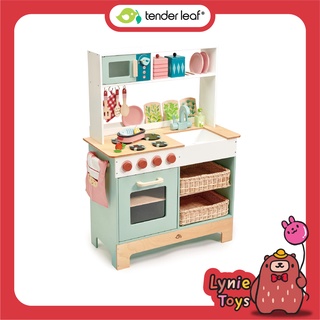 Tender Leaf Toys ของเล่นไม้ ชุดครัวเด็ก ของเล่นบทบาทสมมติ ชุดห้องครัวคุณหนู Kitchen Range