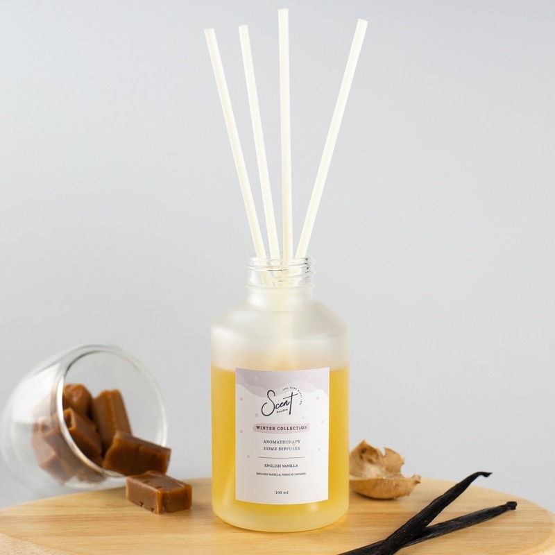 ก้านไม้หอมกระจายกลิ่น English Vanilla (Scent Studio Room Diffuser) (Scentstudiothbackup)