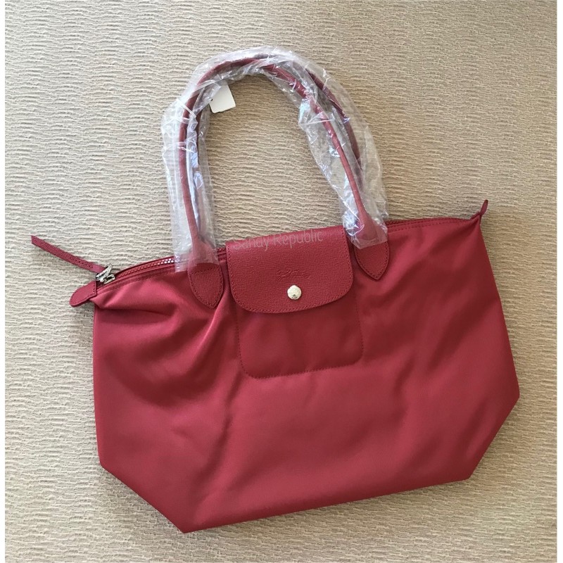 🌟 SALE 🌟 Longchamp Neo ไซส์ S หูยาว สี Rouge