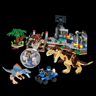 ProudNada Toys ของเล่นเด็ก ตัวต่อ ไดโนเสาร์ DINOSAUR WORLD 445 PCS 69021