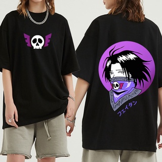 T-shirt  เสื้อยืดแขนสั้นลําลอง พิมพ์ลายการ์ตูนอนิเมะ Hunter X Hunter Feitan Potoo ทรงหลวม โอเวอร์ไซซ์ สไตล์สตรีทS-5XL