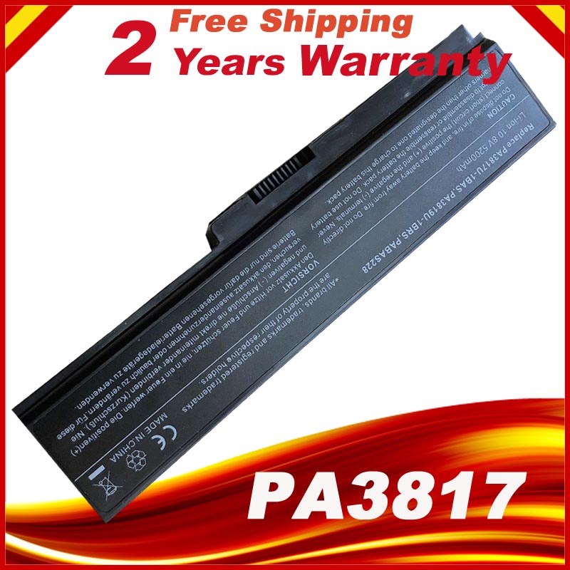 5200mAh Laptop Replacement Battery For TOSHIBA Satellite L645 L655 L700 L730 L735 L740 L745 L750 L75