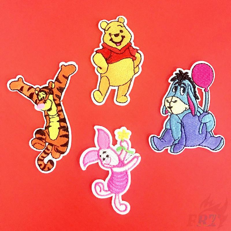 แพทช์ปักผ้าลายหมีพูห์ 1 ชิ้น diy (winnie the pooh series 2)