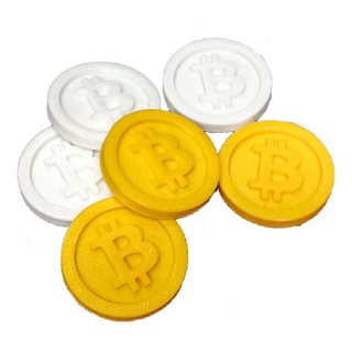 ของสะสม ที่ระลึก พลาสติก บิดคอย Bitcoin