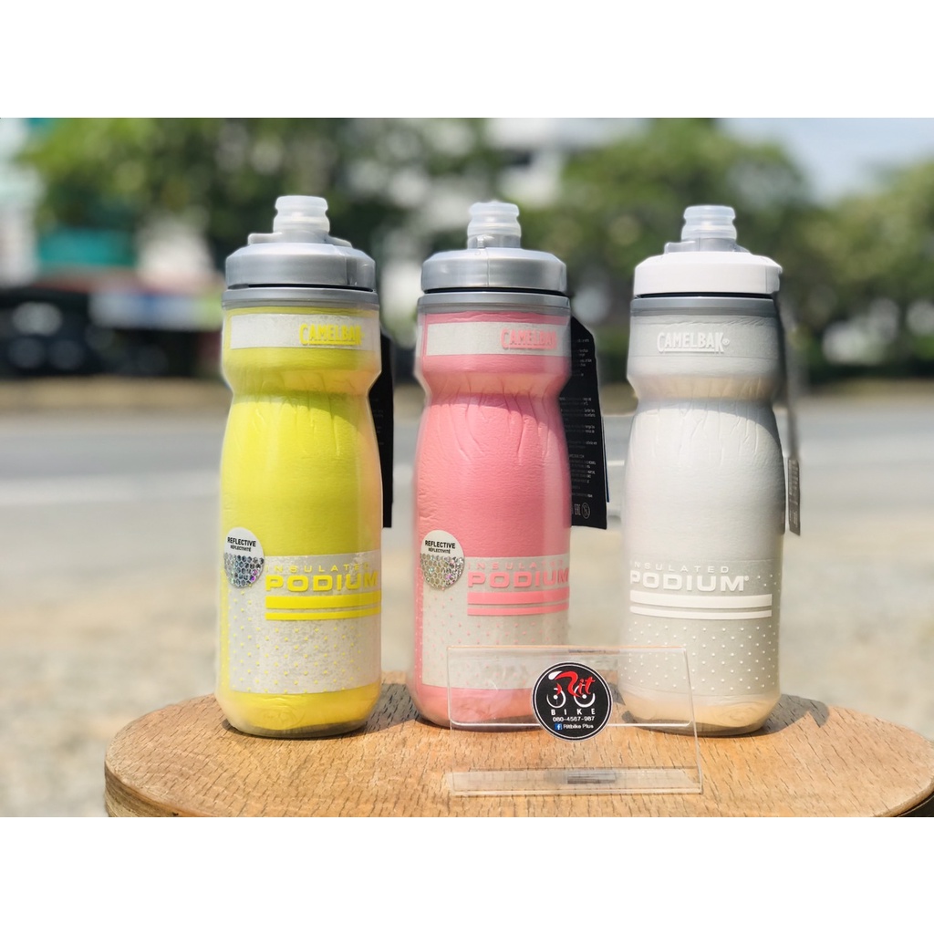ขวดน้ำจักรยานเก็บความเย็น Camelbak รุ่น Reflect สะท้อนแสง ขนาด 21oz. LOTใหม่ (ของแท้บริษัท) - รูปที่ 5
