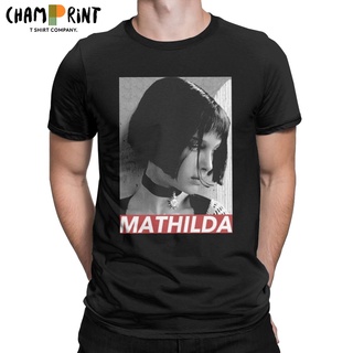 เสื้อยืดผ้าฝ้าย 100% พิมพ์ลาย Mathila Leon The Professional Natalie Portman 90s ของขวัญวันเกิด สําหรับผู้ชายS-5XL
